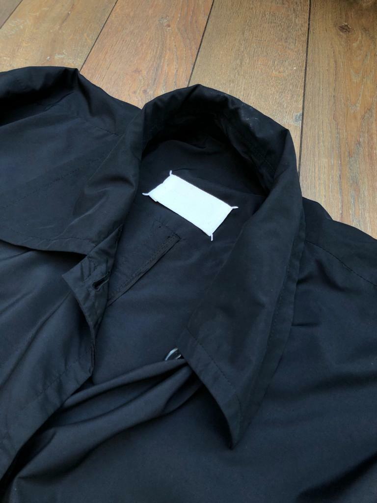 FW 1993 Extra Long Black Trench Coat