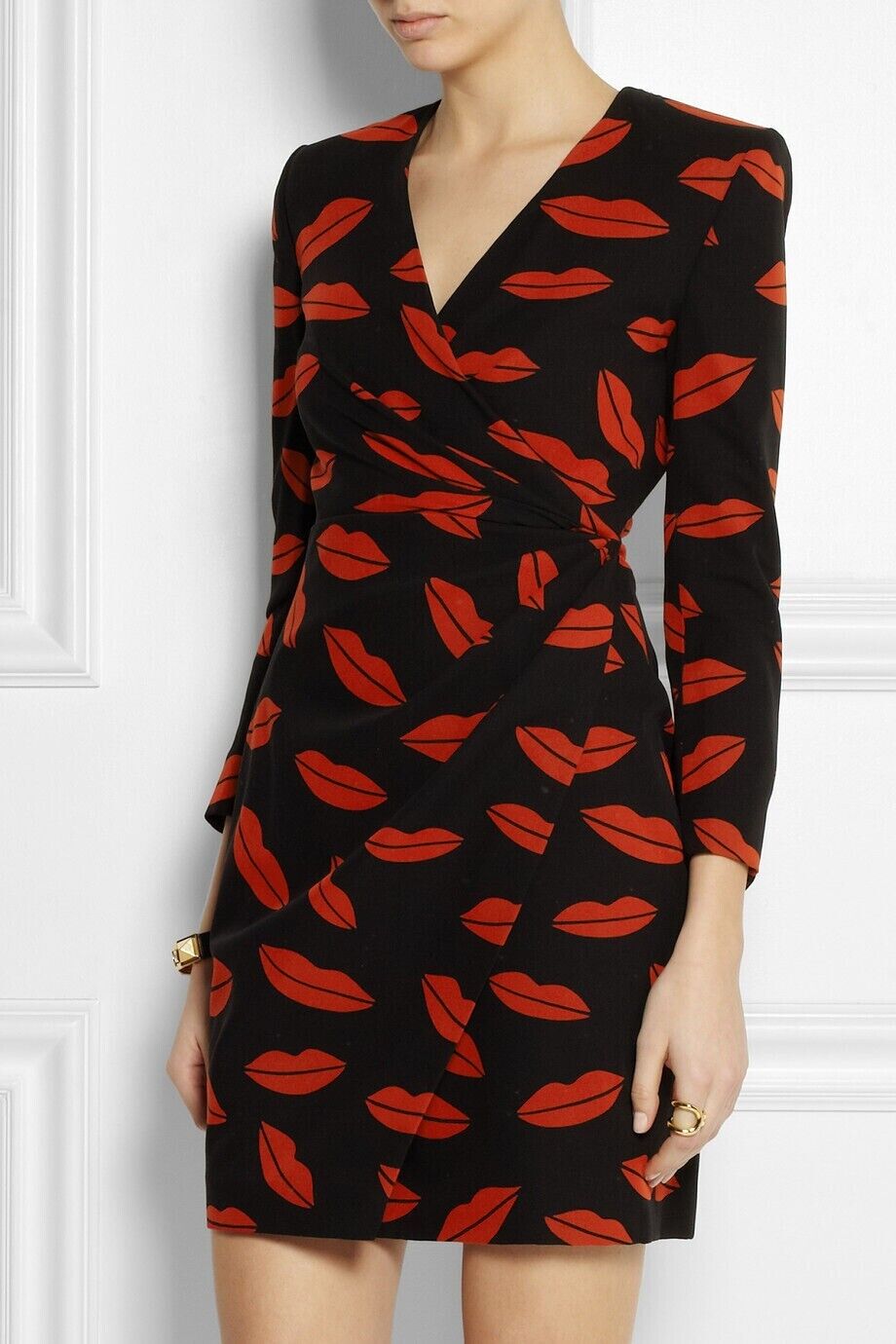 FW 2016 Lips Silk Iconic Dress