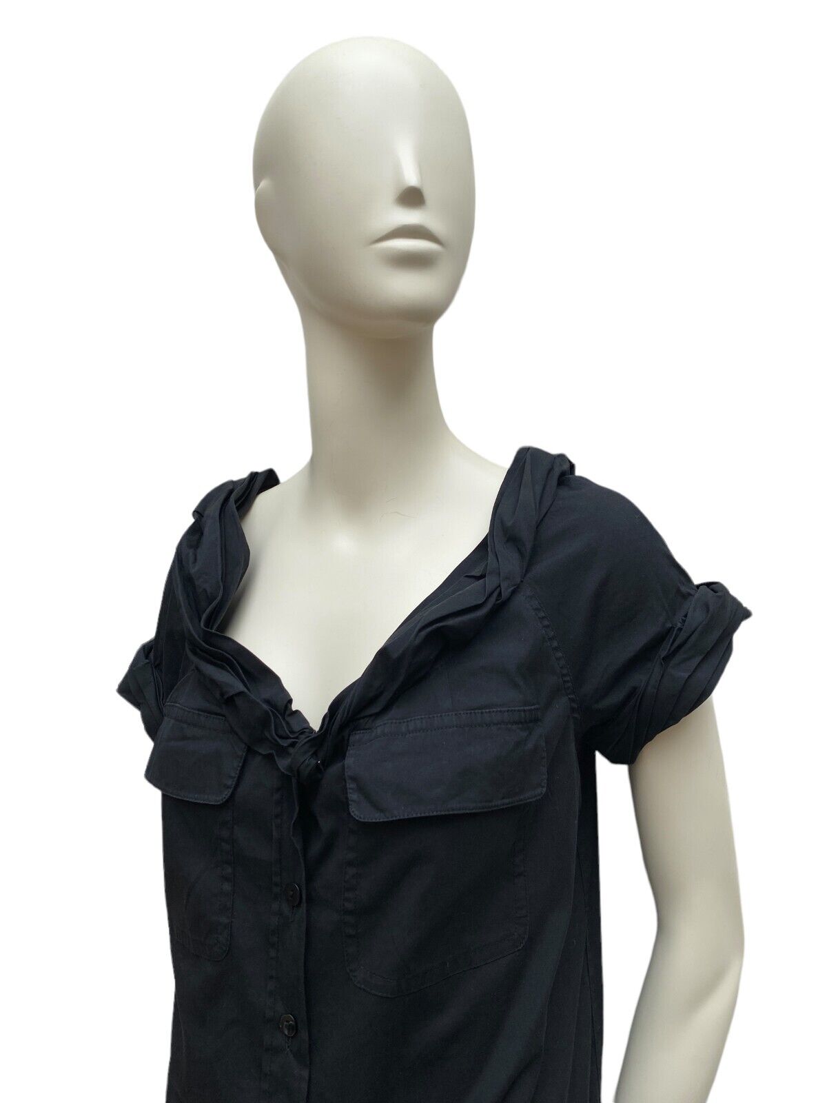 Vintage Elongated Black Dress Size IT 44 / FR 40 US 10