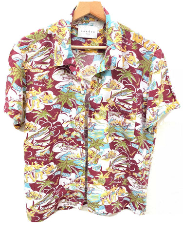 Sandro HAWAIIAN SHIRT Size M