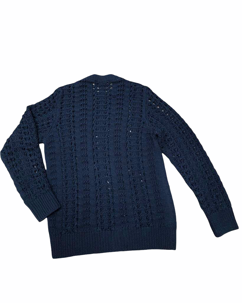 Heavy Navy Knit  Size M