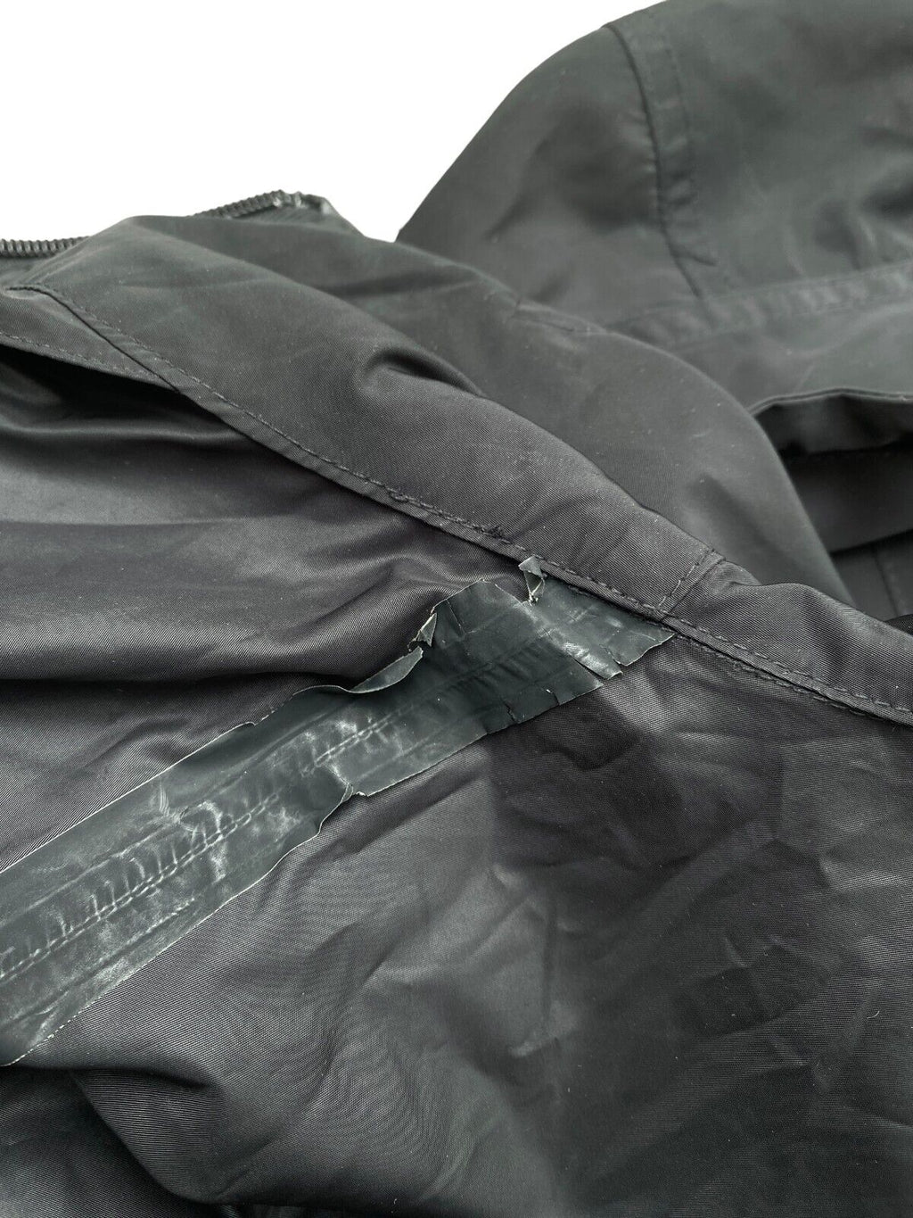 Black Parka / Raincoat Jacket